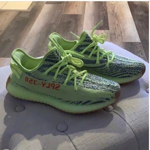 Authentic yeezy boost 350 in frozen yellow color